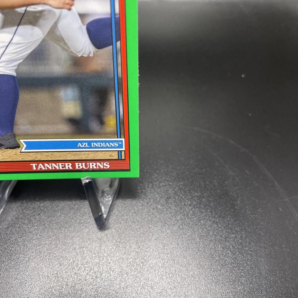 Tanner Burns 2021 Topps Pro Debut Card Green /99 PD-180 - Image 3 of 4