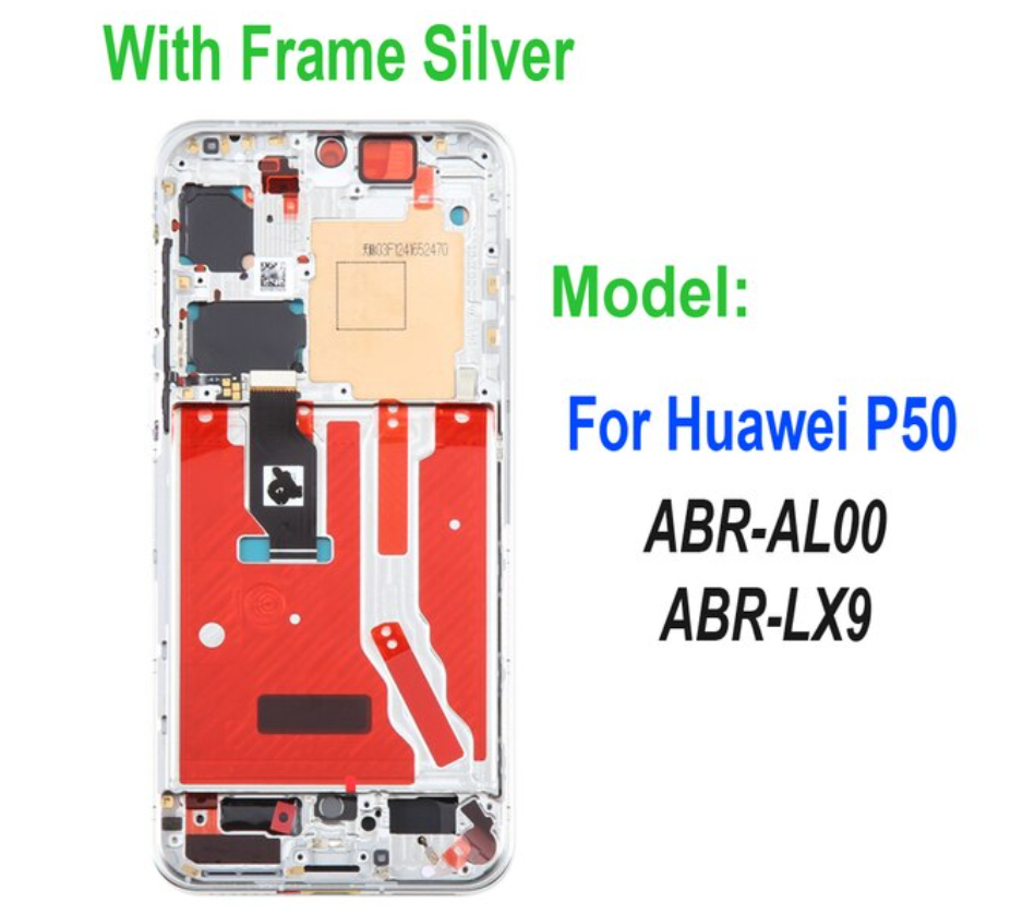 For Huawei P50 ABR-AL00, ABR-LX9 LCD Display Touch Screen
