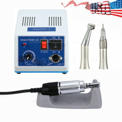Dental Marathon Electric Micromotor Polisher/Contra Angle/Straight Handpiece SA