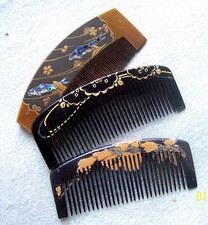 VINTAGE JAPANESE KANZASHI HAIR COMB HAIR PIN SET - NO US IMPORT FEES