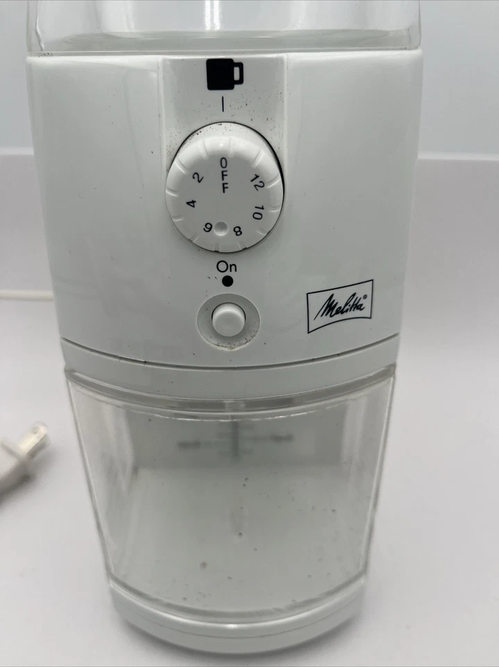 Molinillo de café Melitta Perfect Touch II modelo CG4 usado blanco funciona leer descripción Foto 4 de 4
