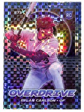2021 Panini Chronicles Dylan Carlson Overdrive BUILDING BLOCKS rookie card