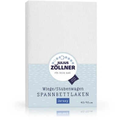 Julius Zöllner Spannbetttuch Jersey 90x40 Weiss TOP