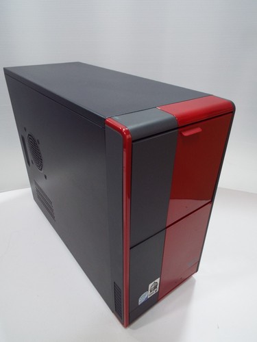 ASUS VENTO MB Chassis Computer Mid Tower Case RED Black + 650W PSU + DVD Drive - 第 1/10 張圖片
