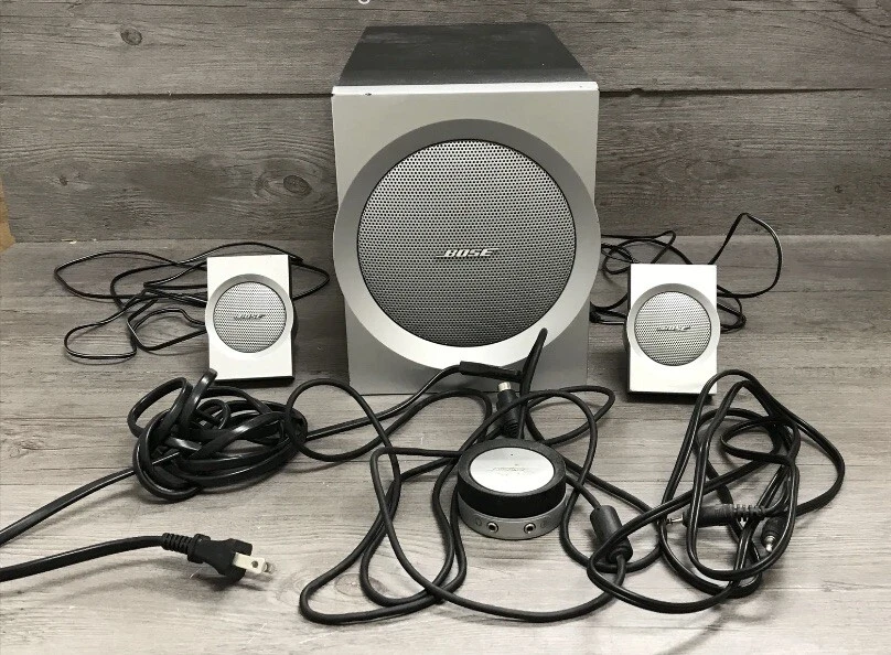 BOSE Companion 3 1 Speaker System Set Deep Bass &amp; Bose Sound | eBay