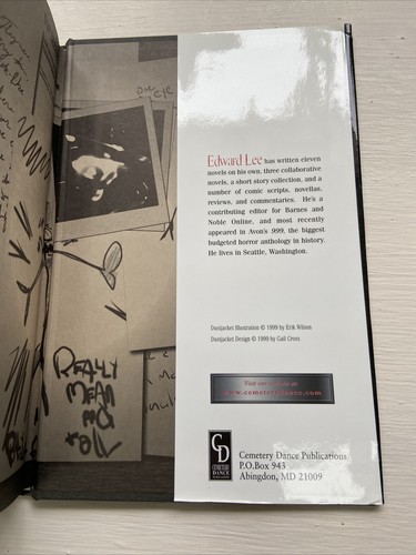 The Stickmen Edward Lee Signed First Limited Edition 1999 Cemetery Dance - Picture 12 of 12