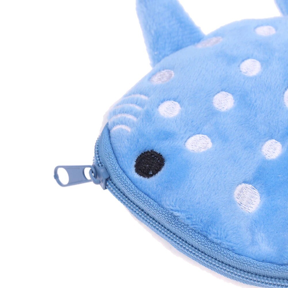 Decoration Pendant Plush Coin Purse Cable Package Small Whales Wallet
