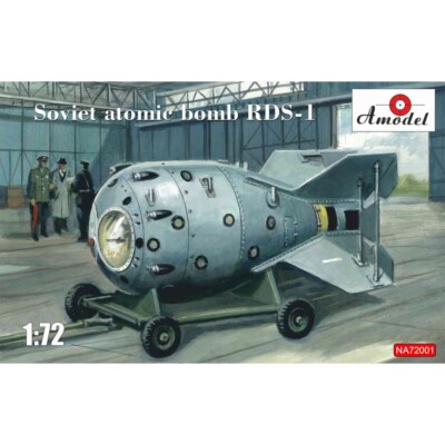 Amodel NA72001 Plastic model Scale 1:72 Soviet atomic bomb RDS-1 modelling kit