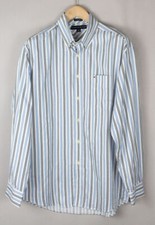 Tommy Hilfiger Men's 80s Two-Layer Fabric Casual Shirt Size L