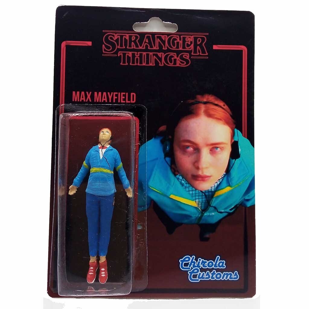 Set of 4 STRANGER THINGS Custom Figures ~ Eddie, Max, Eleven and