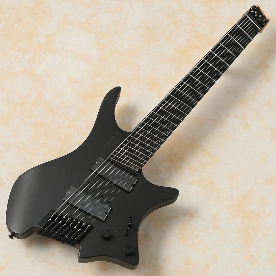 strandberg Boden Metal NX 8 Black 8 strings Electric Guitar w/Gig Bag From JAPAN