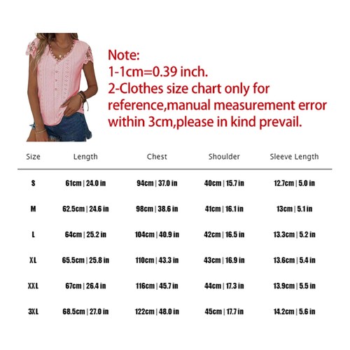 Women Short Sleeve Loose Tunic Blouse Tees Pullover Tops T-Shirt Summer V Neck  - Imagen 2 de 14