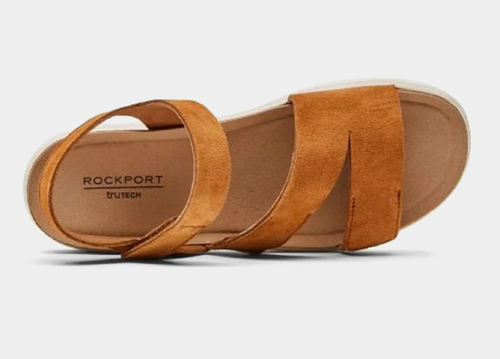 Sandalias para mujer Rockport Straps Bay W Gore ST marrón miel talla UK 5 EU 38 US 7.5 - Imagen 2 de 6