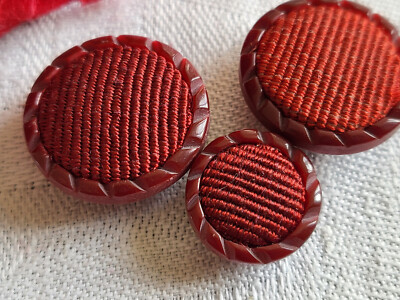 3 Boutons Vintage Effet écaille Cœur Gris - Diamètre 21 Mm - Lot Occasion - Référence 566