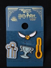 Wizarding World Universal Harry Potter Pin Badge Quidditch Symbols 4 Pin Set