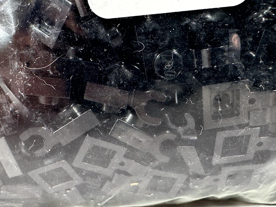 800 Stück LEGO 61252 schwarze Platte 1x1 mit Clip 6308000 LEGO Einzelteile HL11 - Bild 2 von 3