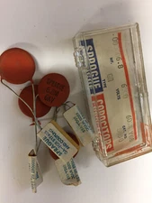 .000006.8 6000V SPRAGUE 60GAV68 CAPACITORS 4 PCS NOS