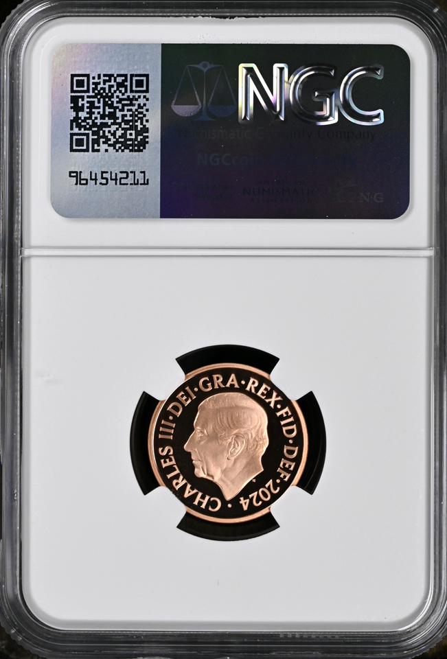 2024 1p HAZEL DORMOUSE Proof NGC PF70 Great Britain Penny First