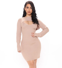 2 PC Set Sleeveless Sweater Dress & Long Sleeved Sweater Size 1X - FREE SHIPPING