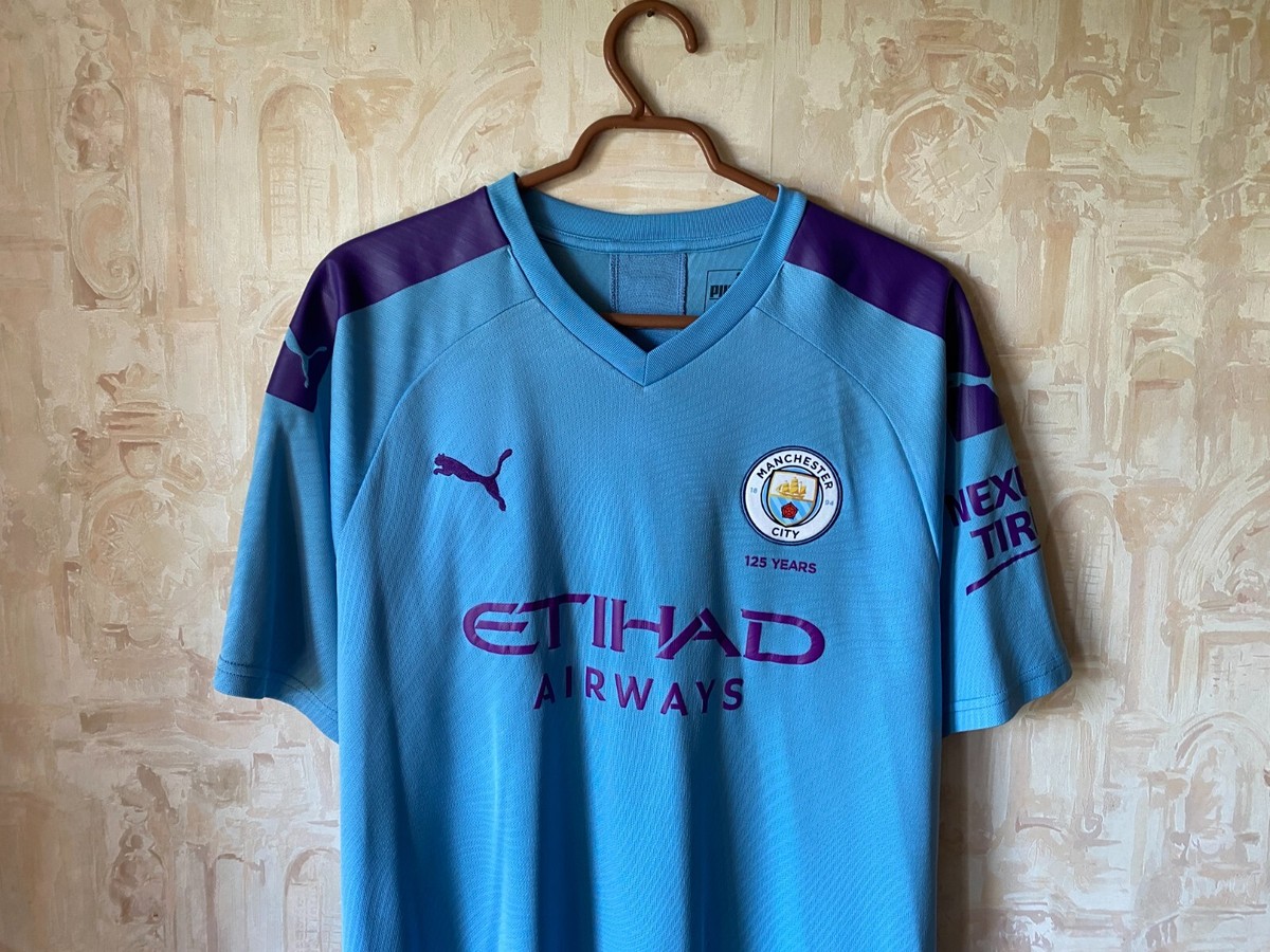 MANCHESTER CITY 2019 2020 HOME FOOTBALL SHIRT SOCCER JERSEY PUMA