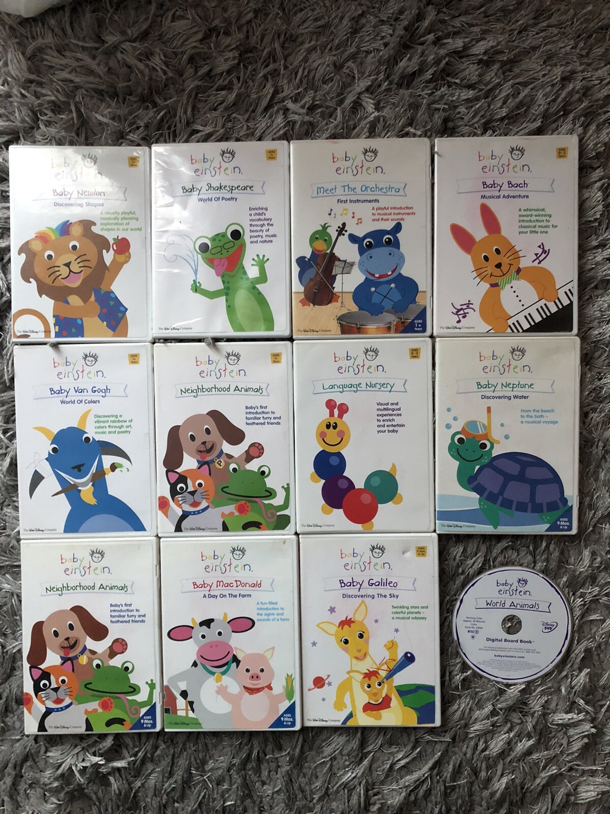 Disney Baby Einstein DVD Lot of 12 – FUNAAB Zoo Park