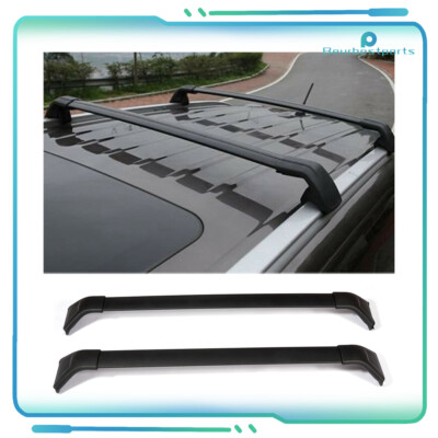 Roof Rack Cross Bar Set For 2017-2018 Mazda CX-5 Luggage Carrier Aluminum Black