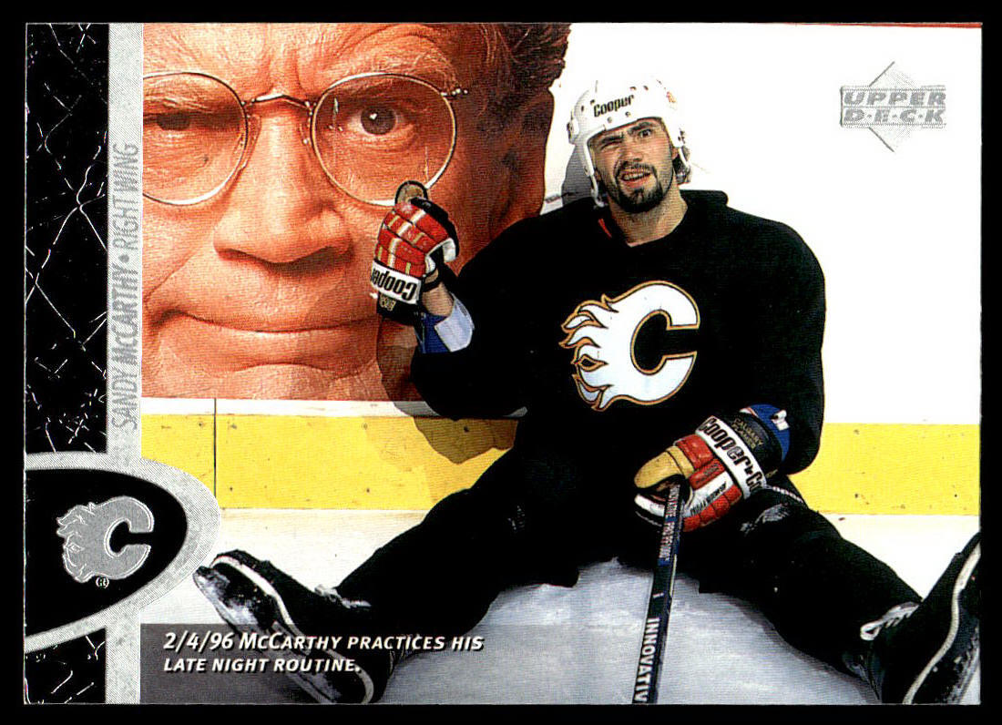 1996-97 Upper Deck #23 Sandy McCarthy Calgary Flames Hockey Card