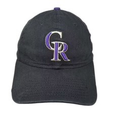 New Era Colorado Rockies MLB 9TWENTY Baseball Cap Black Purple OSFM Slideback