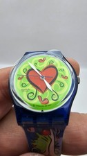 Vintage Swatch GN176 LOVE BITE 1998 Valentine Special Adam & Eve NOS MIB Read