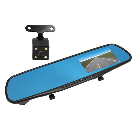 Backup Camera Mirror 4.3 Inch 1080P Front Rear Camera G Sensor Anti Shake Smart - Picture 12 of 12