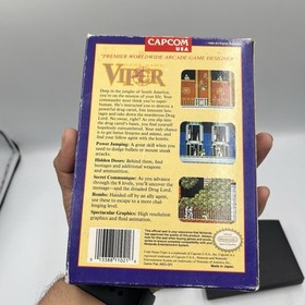VINTAGE NINTENDO NES, CODE NAME: VIPER, 1990, CAPCOM, with ORIGINAL BOX