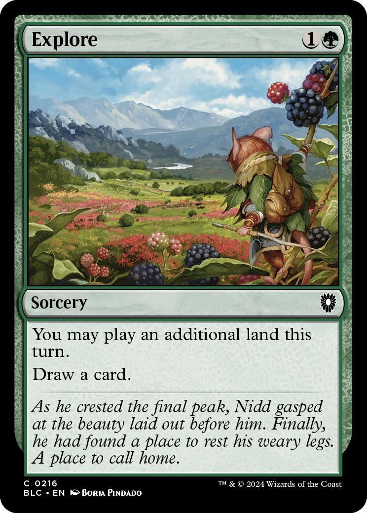 Explore-216-NM-Commander: Bloomburrow-Magic