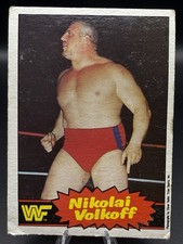 1985 WWF O-Pee-Chee Nikolai Volkoff Wrestling Card #1