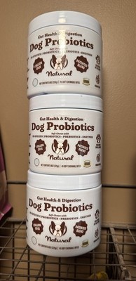 Natural Dog Company Super-Flora Probiotic Chews Dog Supplement, 45 count