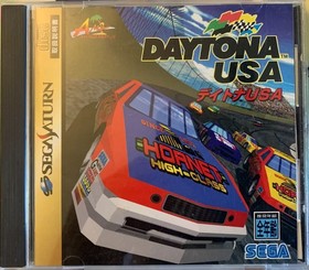 Sega Saturn WHITE Console HST-0014  Japan Box w/ 4 Meg Card & Dayona USA Game