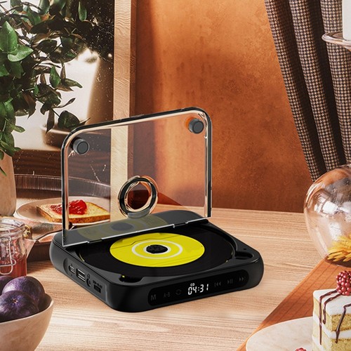 Tragbarer CD-Player mit AUX USB-Anschluss für Musikwiedergabe überall - Afbeelding 3 van 16