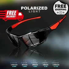 New 2025 Polarized Vertex Men AntiGlare Fishing Cycling Driving Sport Sunglasses