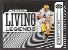 2020 Panini Illusions Football Trading Card Living Legends #LL3 Brett Favre