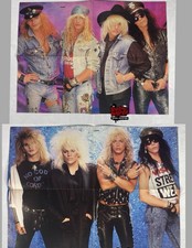 Poison | Bret Michaels DS VTG Magazine Folded Poster 16x21.25&rdquo; Metal Pinup Glam