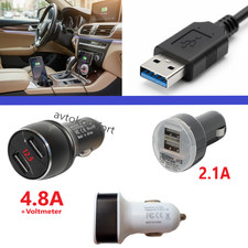 Adaptateur Chargeur Voiture USB 12V-24V Pour Téléphone Tablette DUAL IN-CAR T...