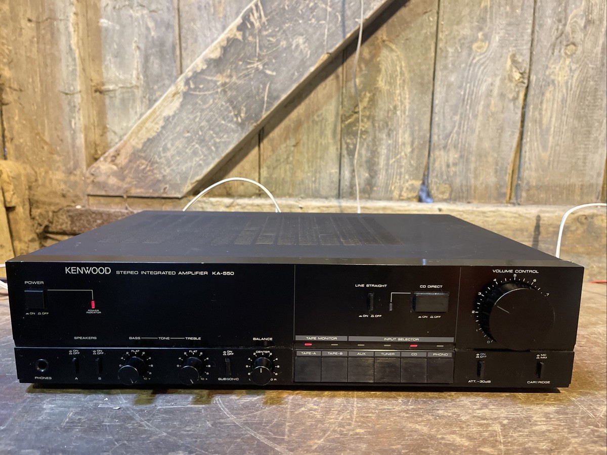 Kenwood KA-550 Stereo Integrated Amplifier Amp CD Tape Aux Phono