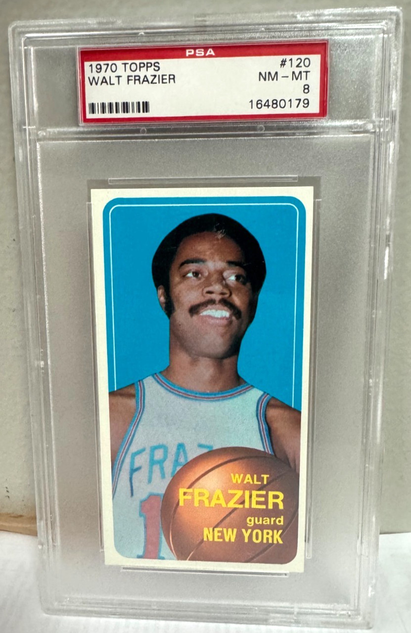 1970 TOPPS WALT FRAZIER #120 PSA 8