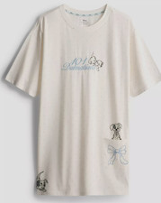 NWT Disney 101 Dalmatians COTTON OVERSIZED Women Nightshirt Nightgown SZ MED