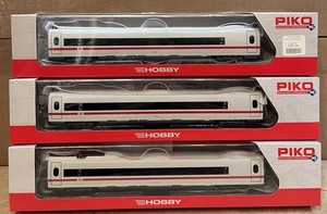 PIKO HO Scale ICE Passenger Car Set #57690 & #57691 (2)