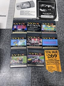 Atari Lynx 2 Consoles With Box, Games, Manuals, Tested