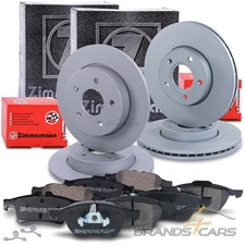 ZIMMERMANN BREMSSCHEIBEN + BELÄGE VORNE+HINTEN FÜR FORD FOCUS C-MAX BJ 03-07