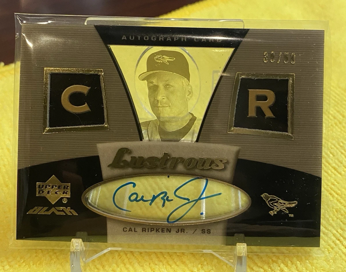 Upper Deck Baseball Cal Ripken, Jr. Autographed Sports Trading