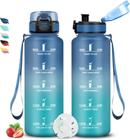 Trinkflasche- 1.5 Liter- Trinkflasche Sport, Trinkflaschen Auslaufsicher, Wasser
