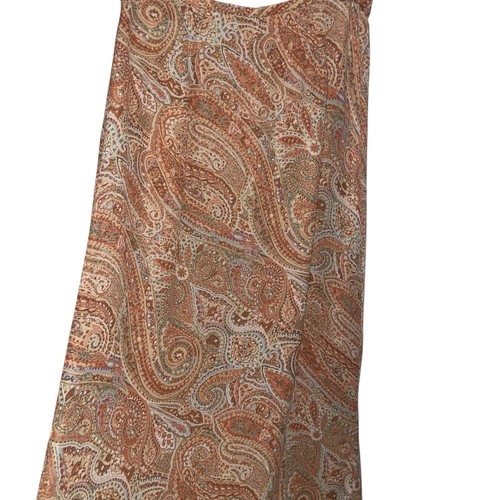 Vintage Talbots Rock Damen Größe 8 Midi 100 % Seide Cottagecore Paisley 90er Jahre Y2K - Bild 3 von 11