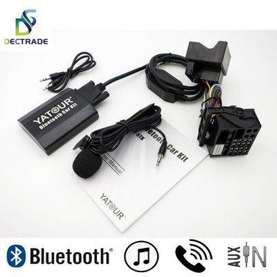 BTK Hi-Fi Bluetooth Adapter Music Changer For Ford 40way flat pin Quadlock 12pin